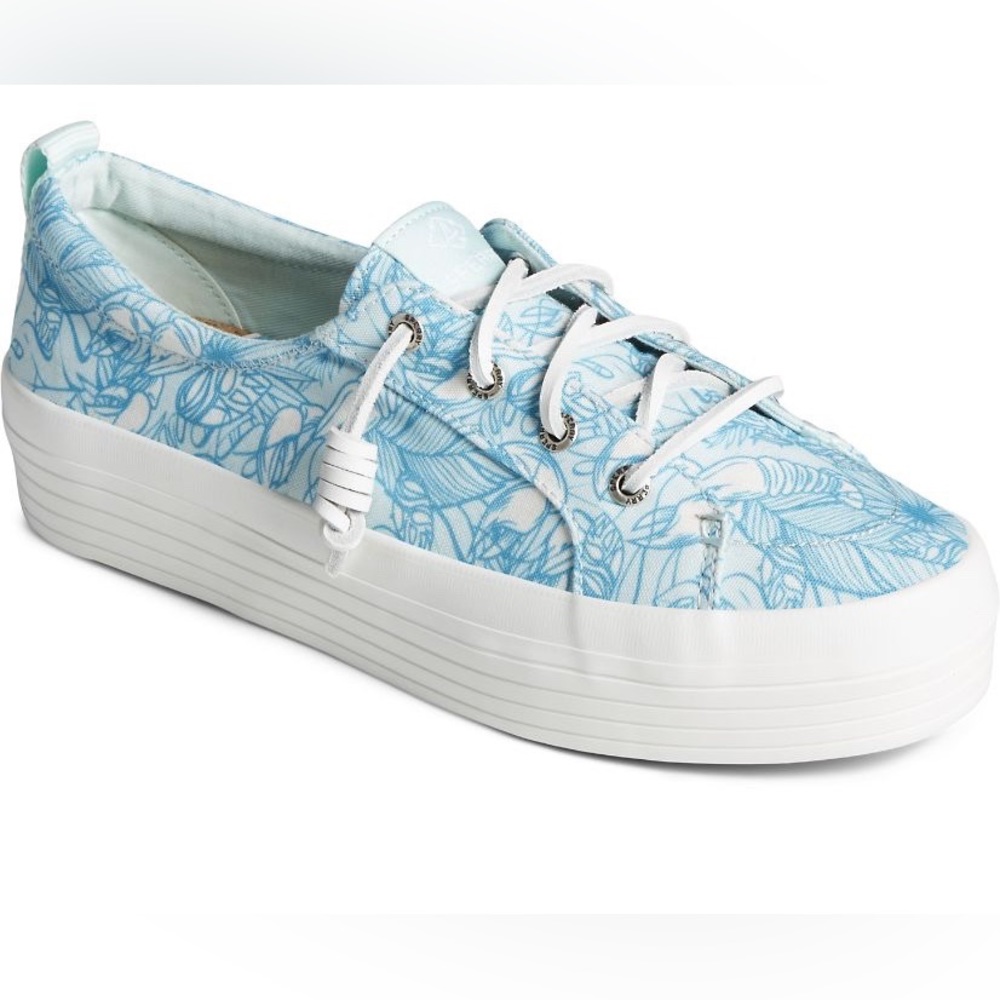 Sperry Women’s SeaCycled Crest Vibe Platform Sneaker 6.5
